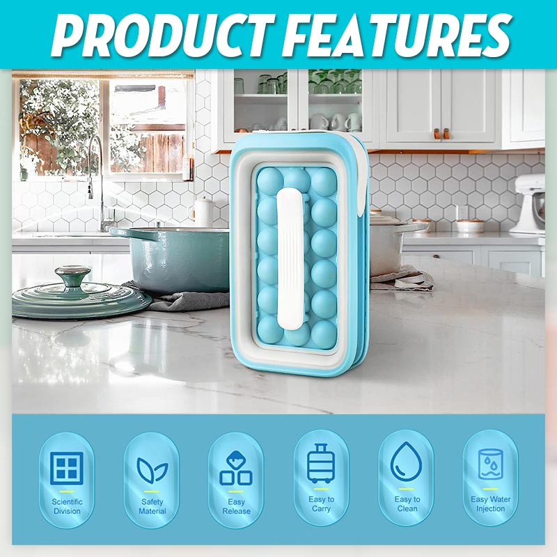 2 in 1 Portable Silicone Ice Hockey Mold