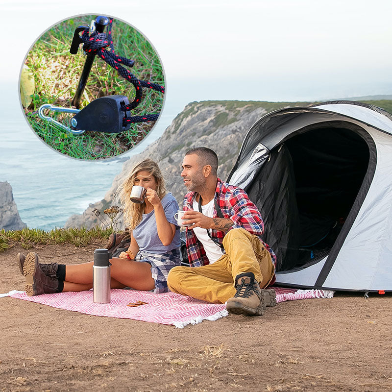 Liftable And Adjustable Tent Wind Rope Tensioner