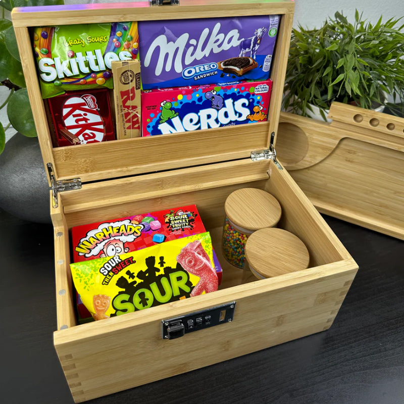 Holz-Desktop-Aufbewahrungsbox, Schmuckschatulle/Wooden desktop storage box