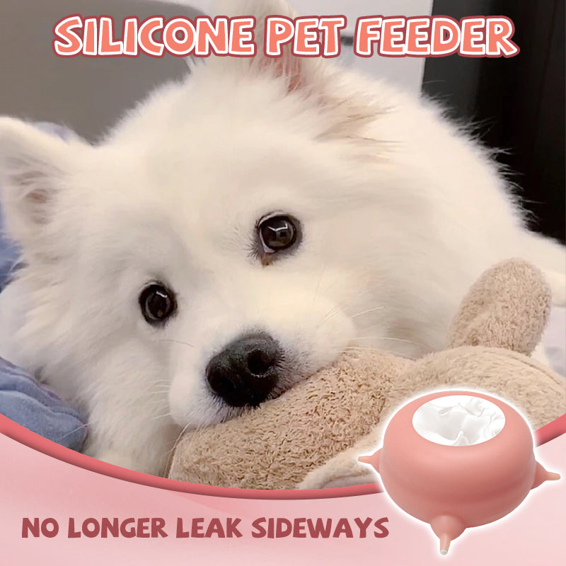 Silicone Pet Feeder With 4 Nipples