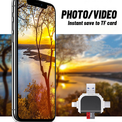 4-In-1 Multi-Function Card Reader