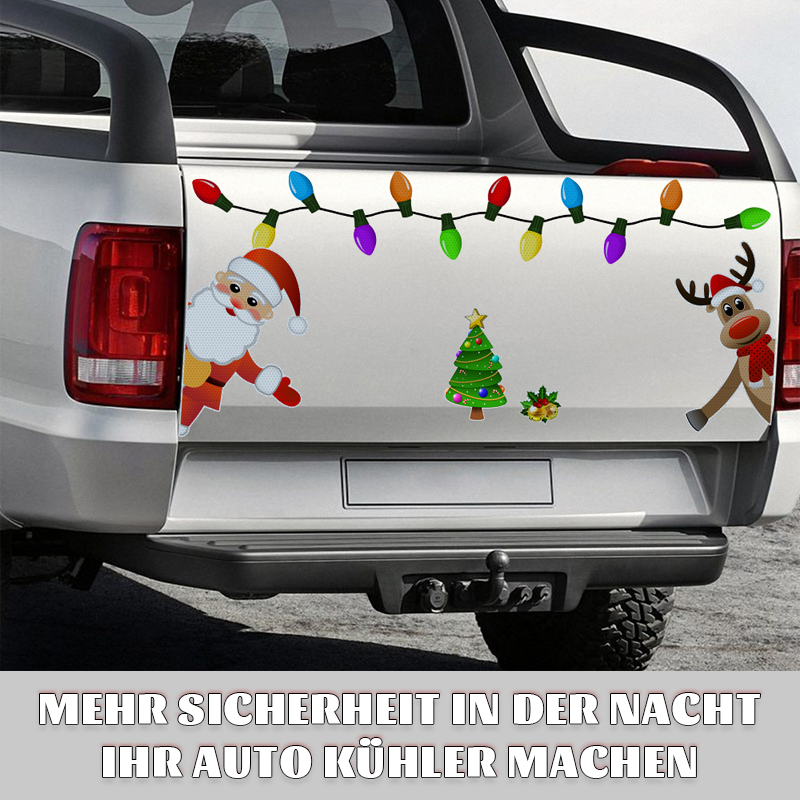 Weihnachtswaben-Reflektierende Magnetische Aufkleber/Reflective Light Bulb Magnet Decorations