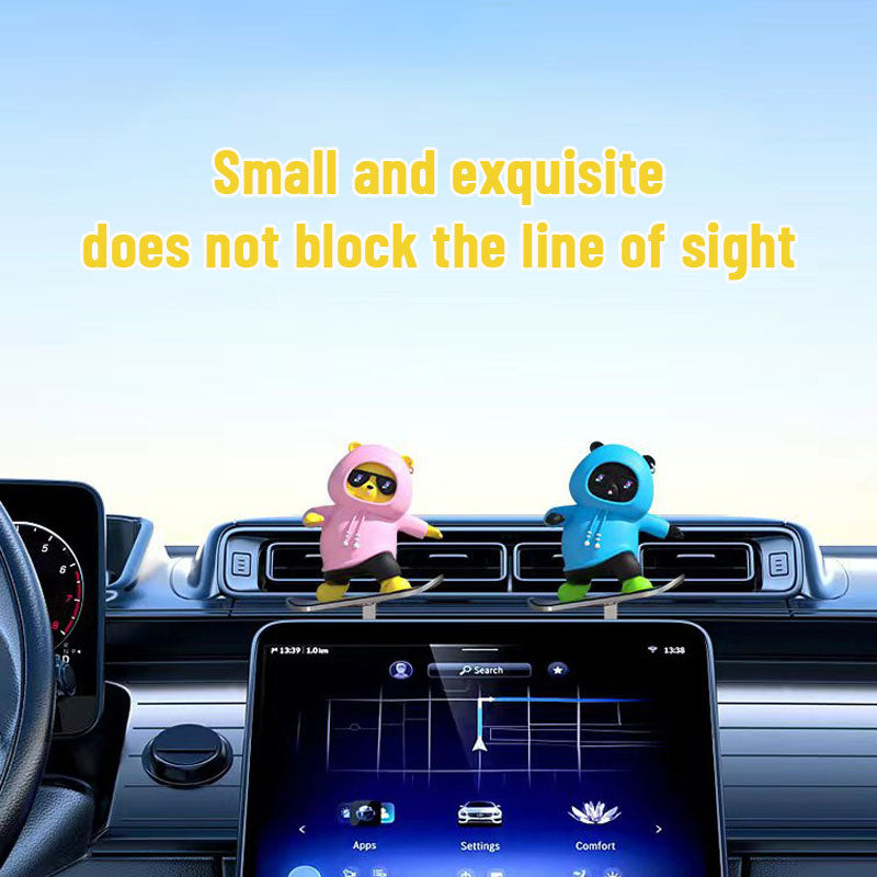 Car Skateboard Bear Ornaments