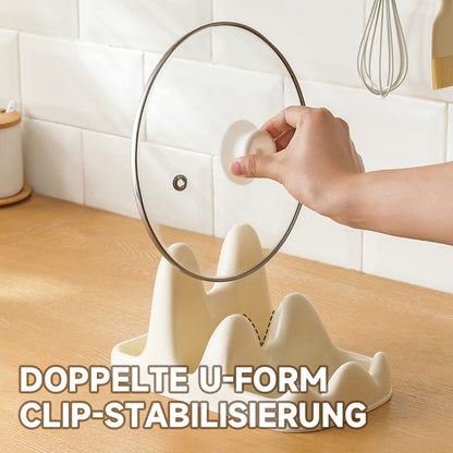 Aufbewahrungsregal für Topfdeckel in der Küche/Kitchen pot lid rack
