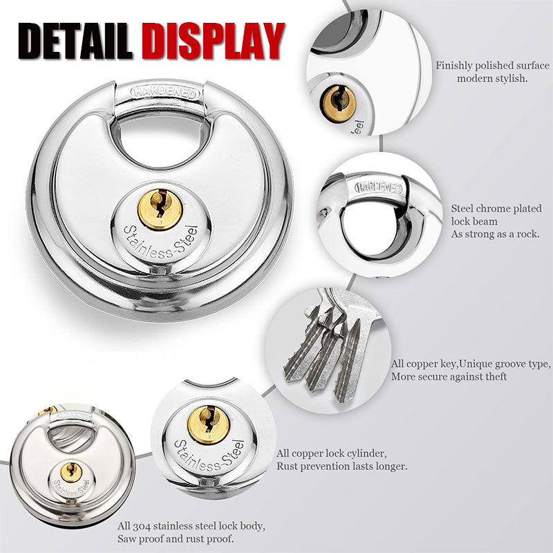 Horizontal Open Round Cake Lock