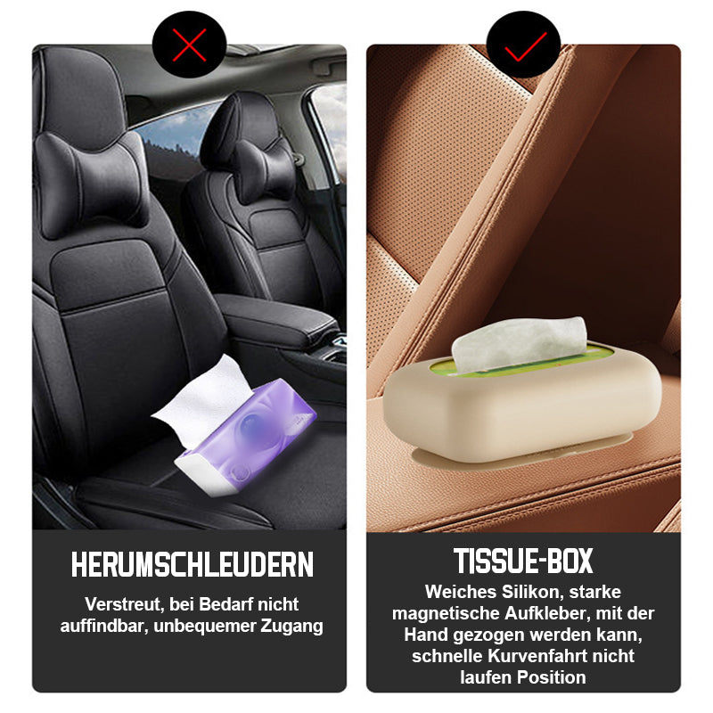 Silikon-Taschentuchbox mit Saugnapf/Suction cup anti-fall and wear-resistant paper box