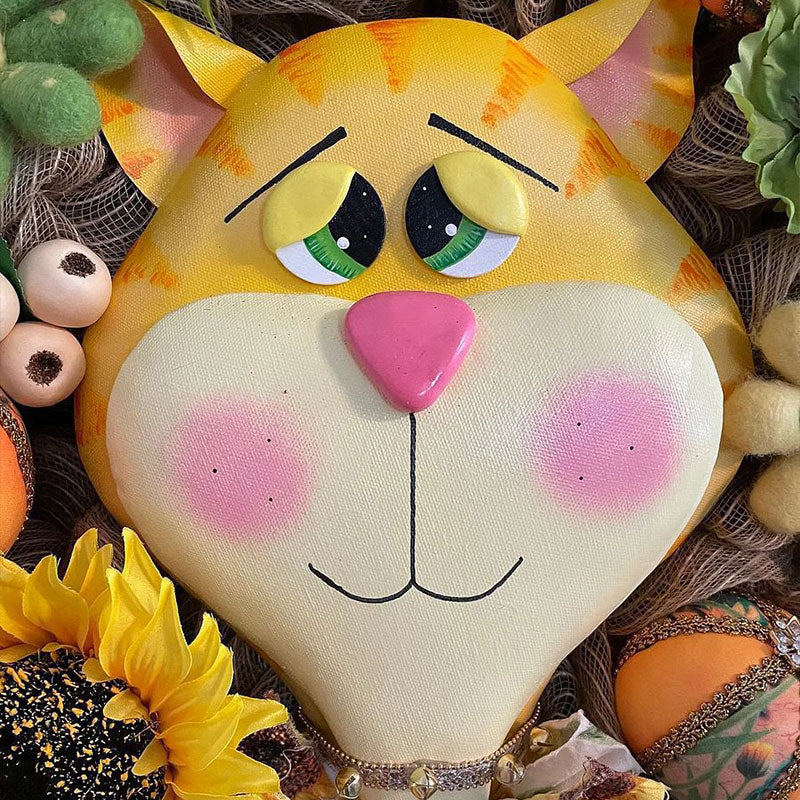 Cute Cat Door Decoration