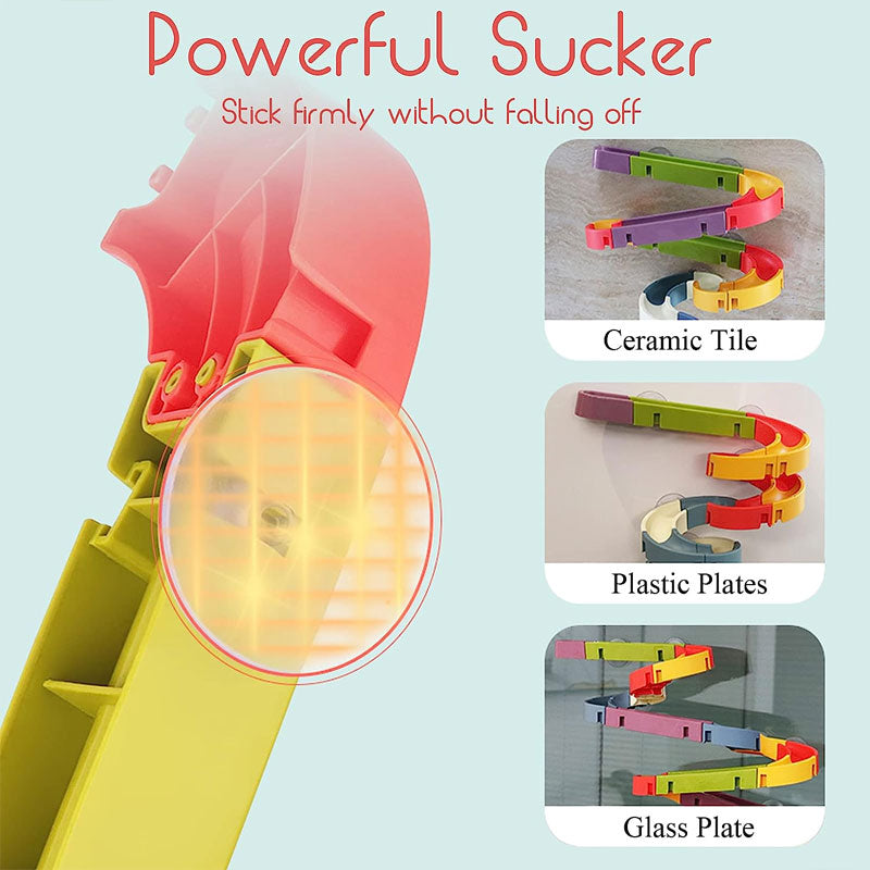 Diy Baby Playing With Water Sprinkler Assembled Track Slider