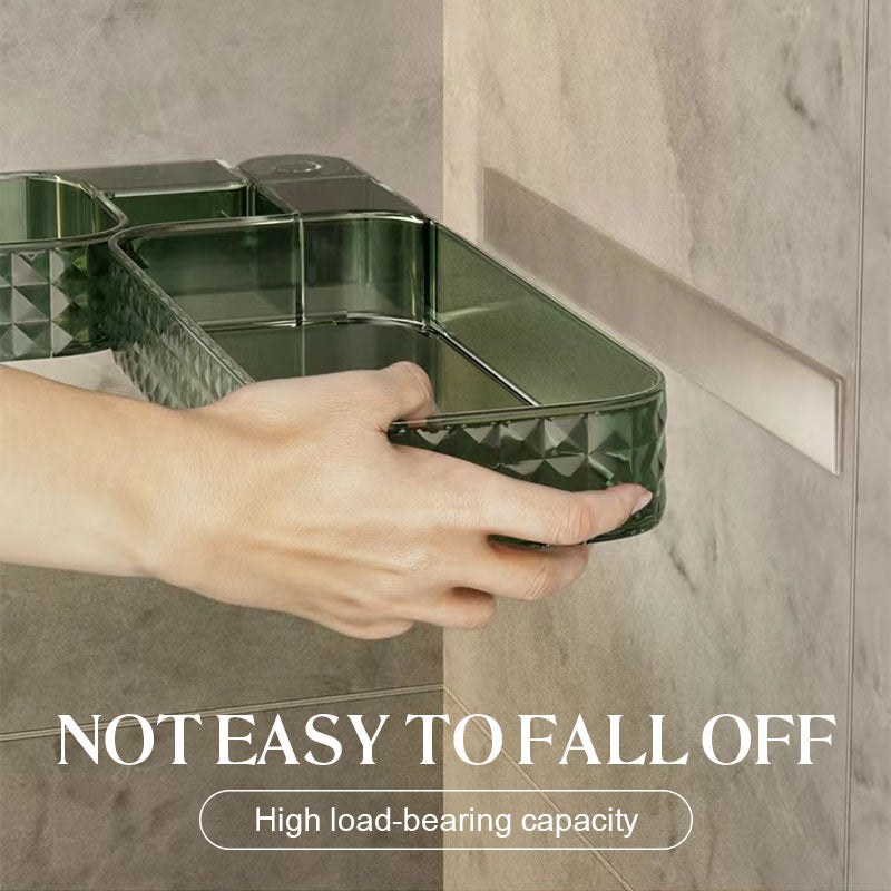 No-Drilling Swivel Corner Storage Rack