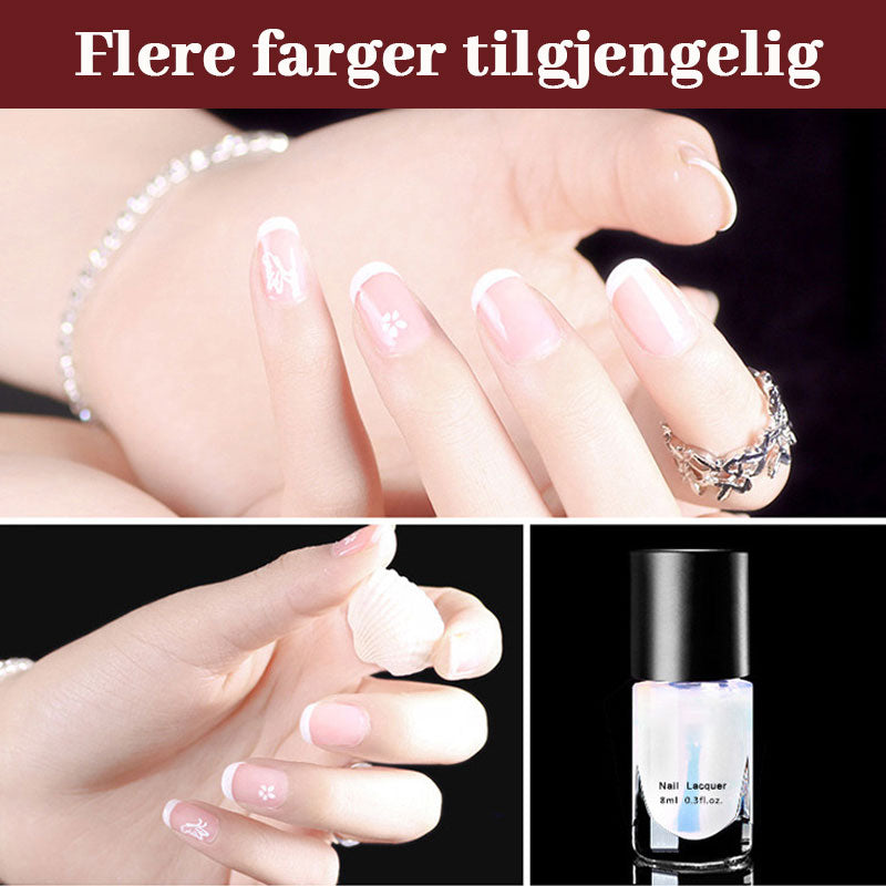 Ny Avtagbar Vannbasert Neglelakk/Removable water-based nail polish