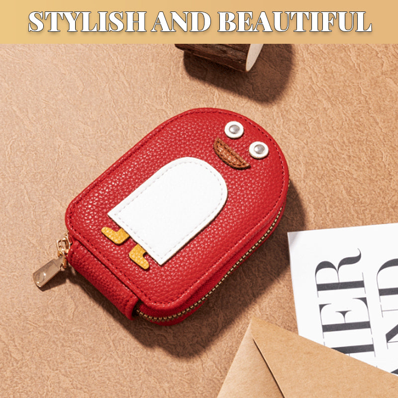 Cartoon Penguin Card Storage Bag