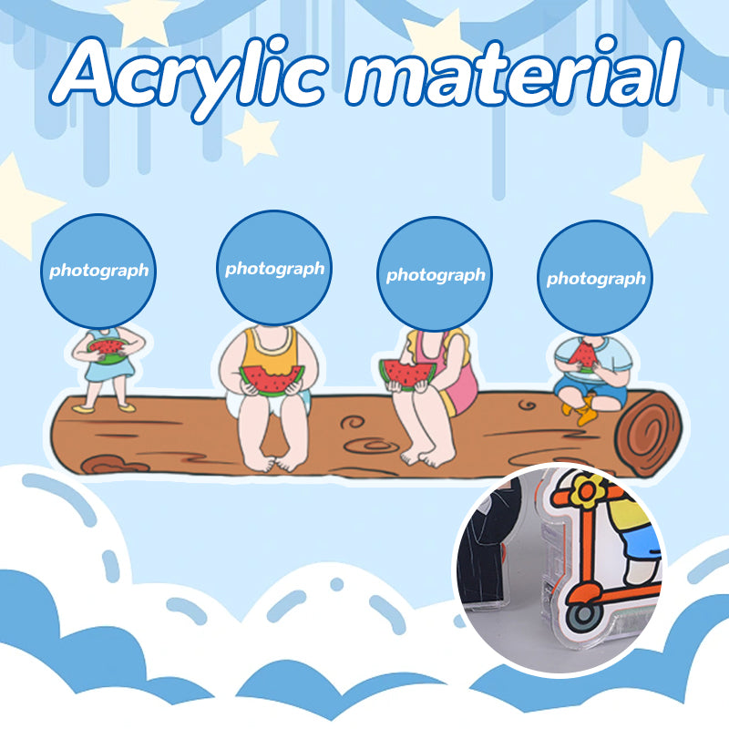 DIY Desktop Shaking Head Ornaments（Four People）