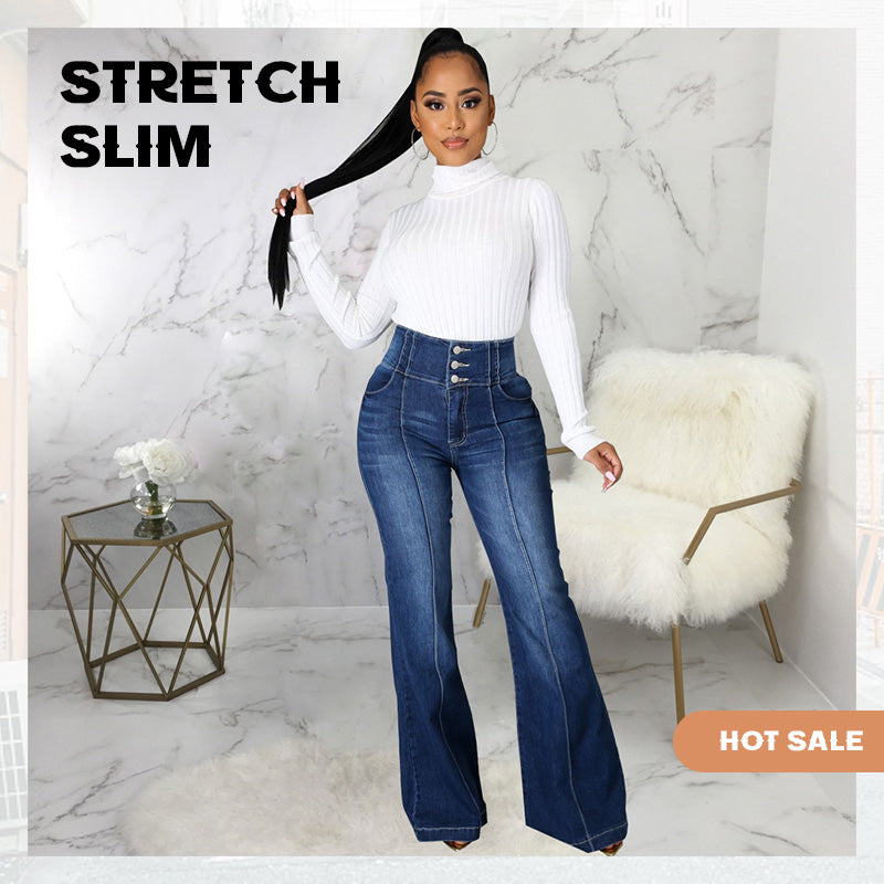 Cowgirl Stretch Slim Fit Flared Pants