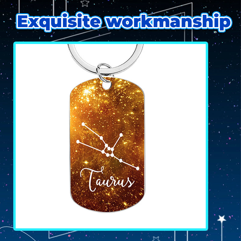 Zodiac Sign Keychain