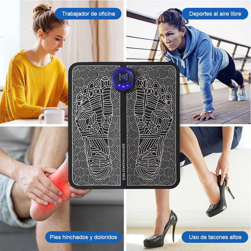 Masajeador de Pies para Dolor & Hinchazón/Foot massager for pain and swelling relief