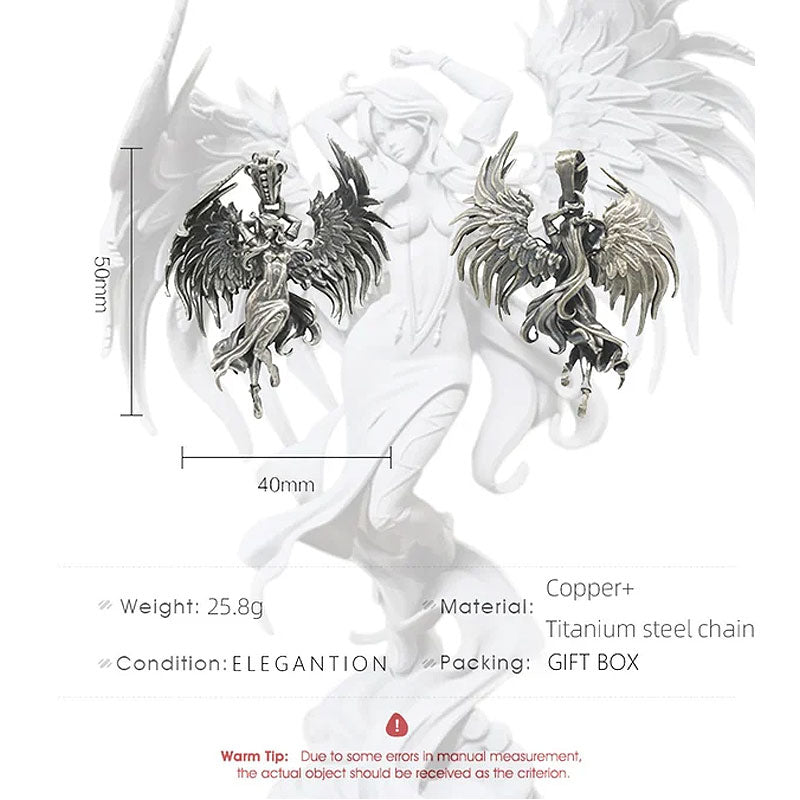 Guardian Angel Pendant Necklace