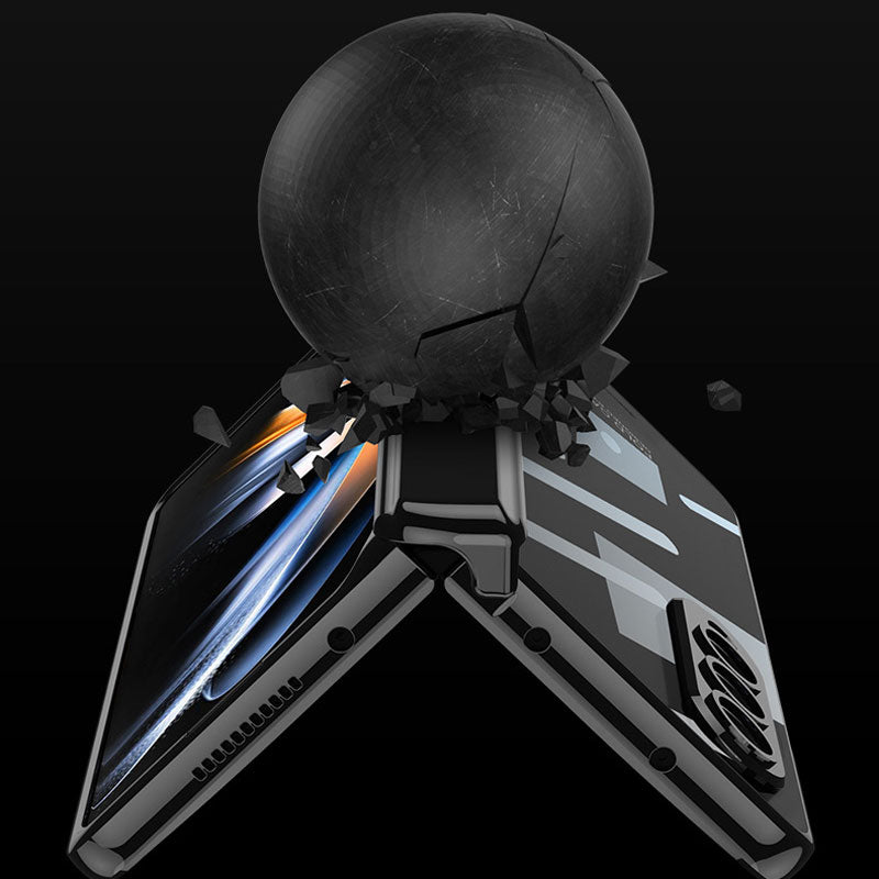 Transparent Magnetic Hinge Phone Case