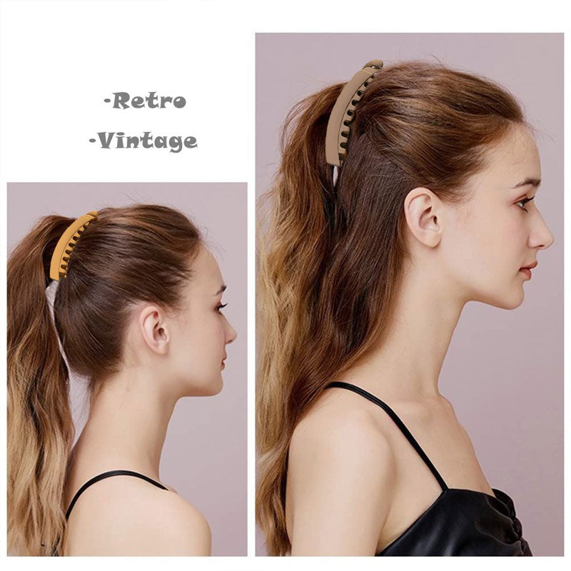 Banana Clip Frosted Word Clip