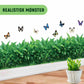 Veggklistremerke Med Liten Plenfotlist/Small grass skirting wall stickers