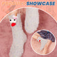 Coral Fleece Cartoon Mid-Calf Socks