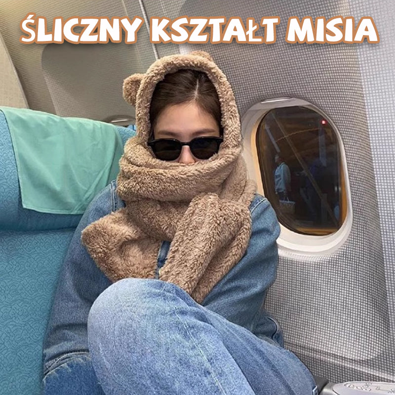 Zestaw 3 W 1 Z Pluszowym Misiem: Czapka, Szalik I Rękawiczki/Teddy Bear 3-in-1 Set: Hat, Scarf and Gloves