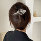 Metal Skull Hand Twist Clip Hair Accessory