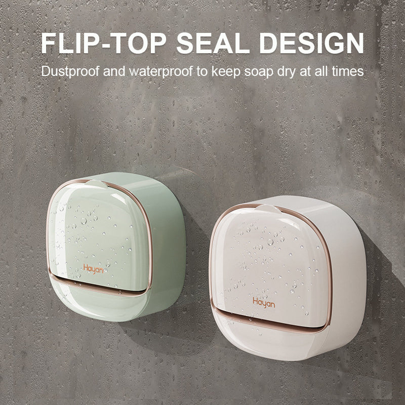 High-end Drain Soap Dish With Lid