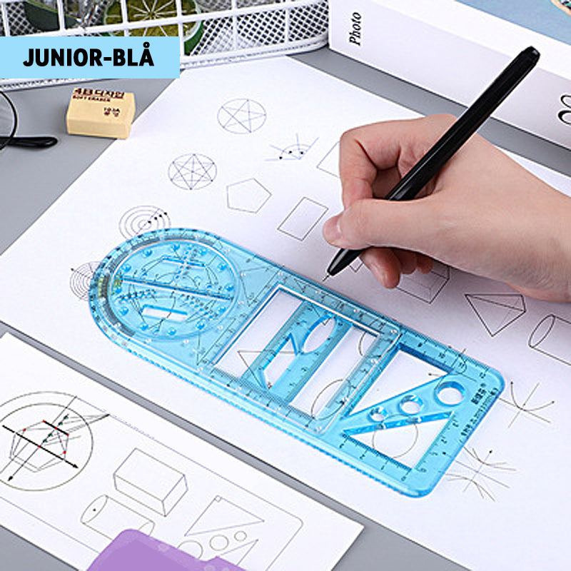 Multifunksjonell Geometrisk Linjal/Multifunctional geometric ruler
