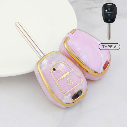 For Isuzu-Car Rhinestone Keychain Key Case