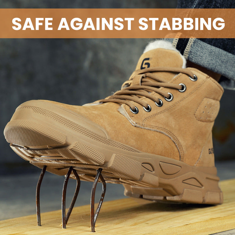 Men's High Top Fleece Shoes