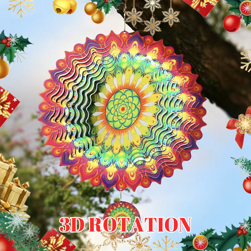 Bohemian Style 3d Wind Swirling Wind Chime