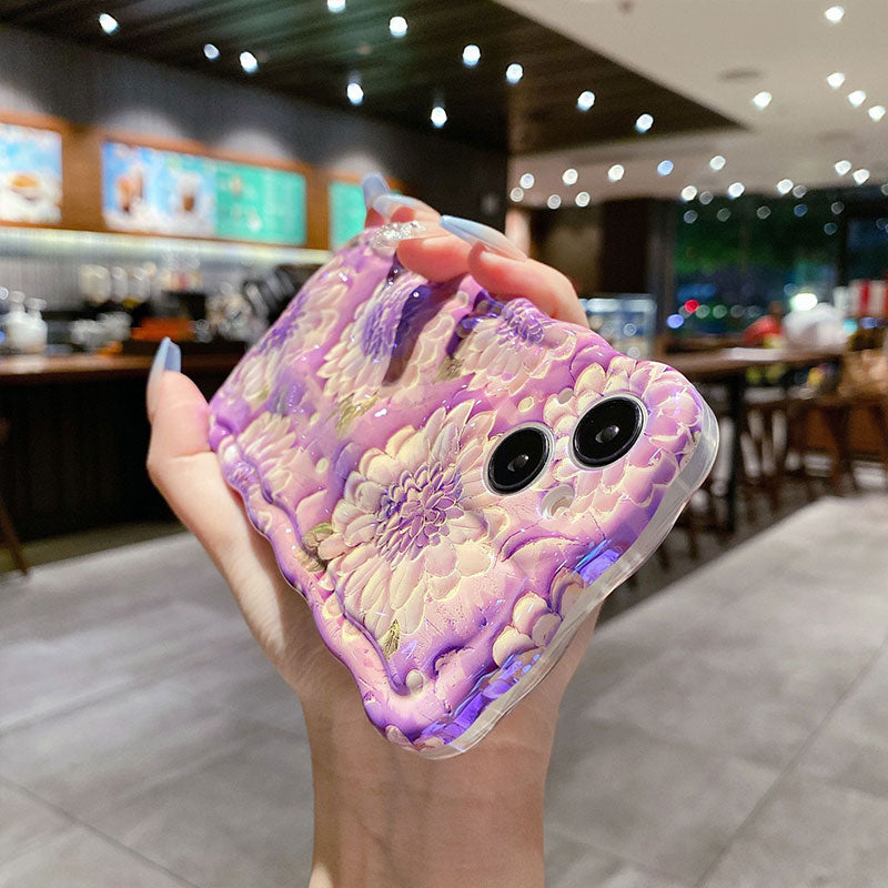 Oil Painting Flower Mobile Phone Case