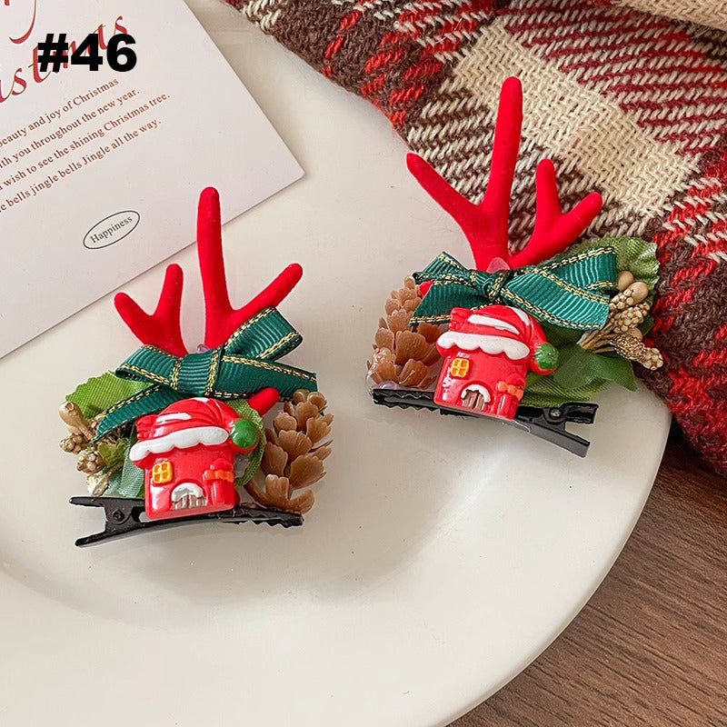 Christmas Antler Hair Clip