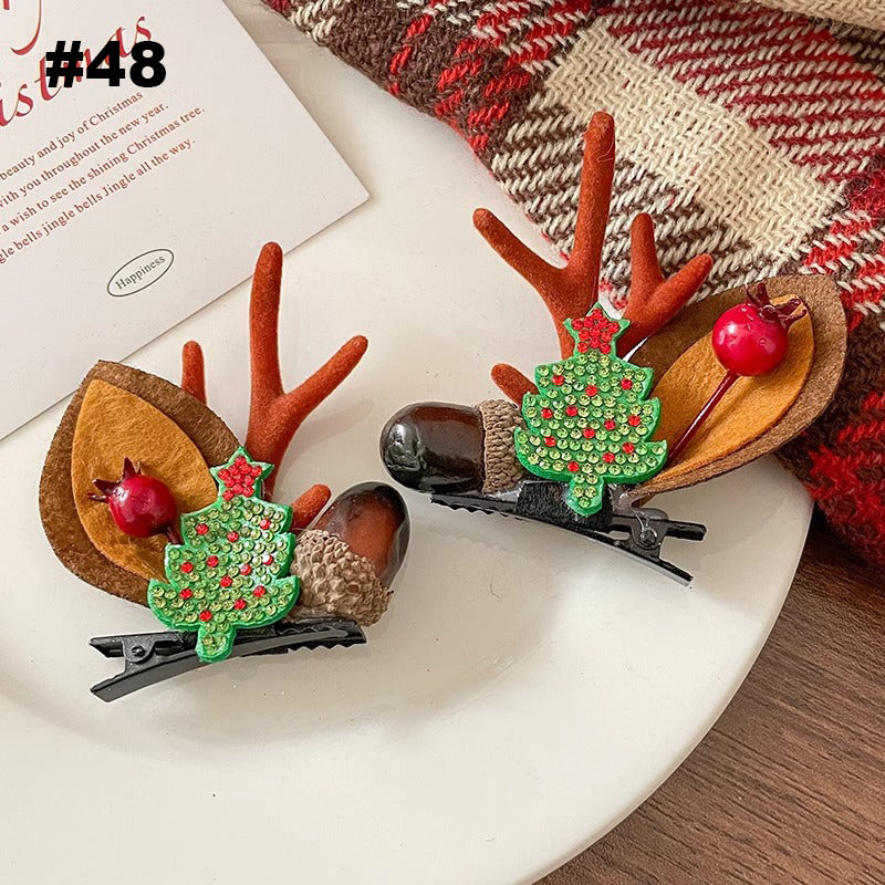 Christmas Antler Hair Clip