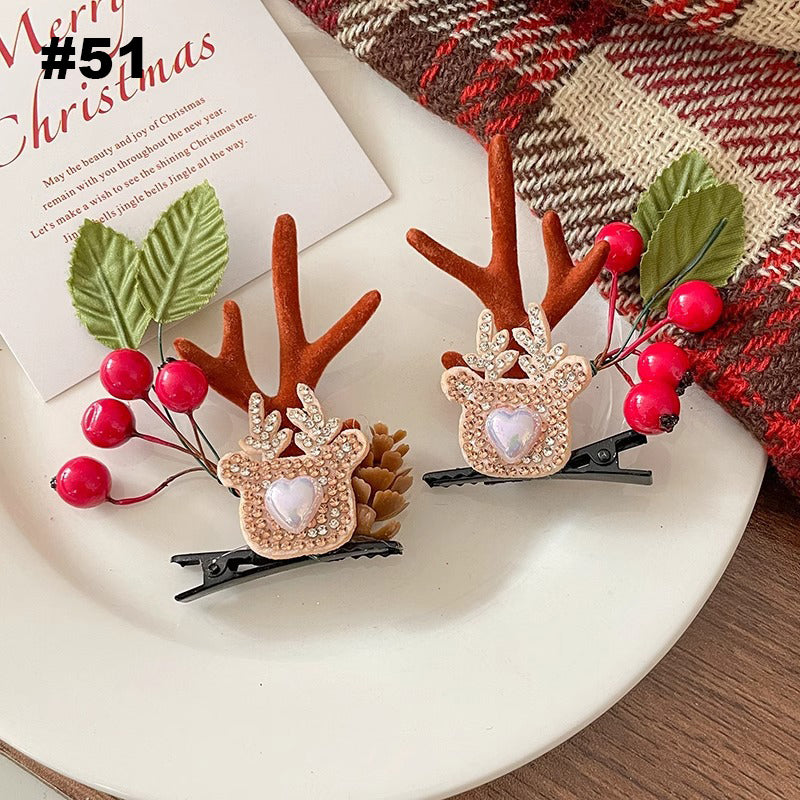Christmas Antler Hair Clip