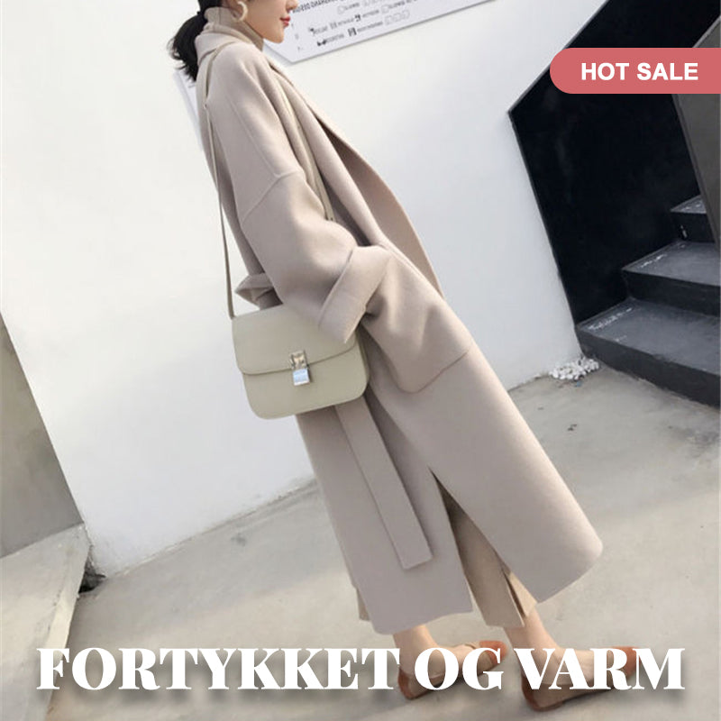 Ny høst og vinter løs lang vindjakke/Winter loose long windbreaker