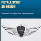 Autoaufkleber mit Flügeln aus Metall🦅（2er-Pack）/Metal wings car stickers 🦅 (pack of 2)