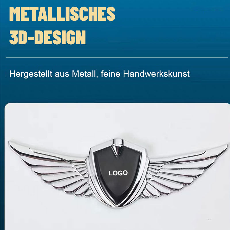 Autoaufkleber mit Flügeln aus Metall🦅（2er-Pack）/Metal wings car stickers 🦅 (pack of 2)