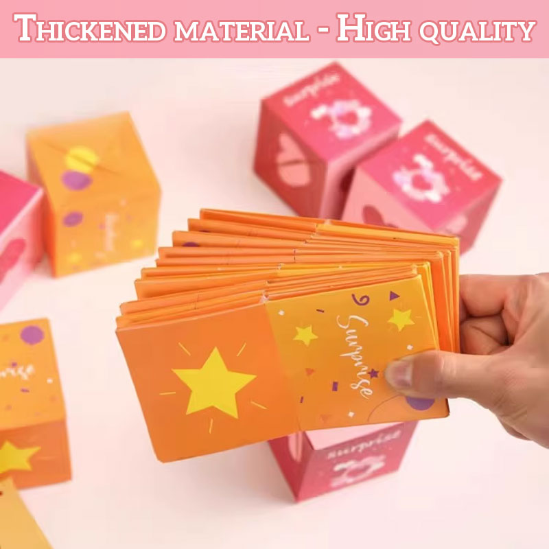 Folding Bouncing Red Envelope Gift Box