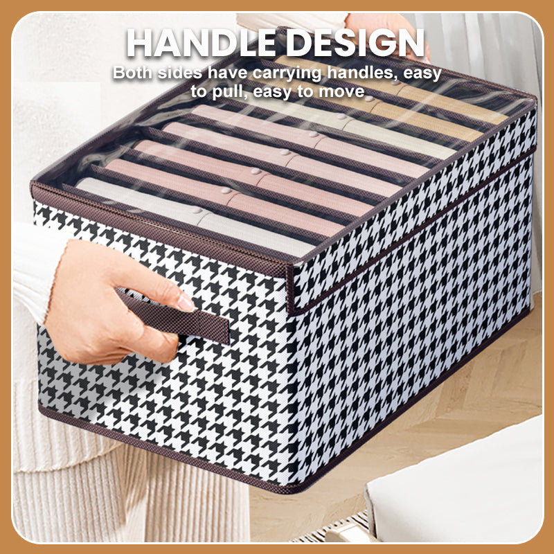 Houndstooth Clothes Storage Box
