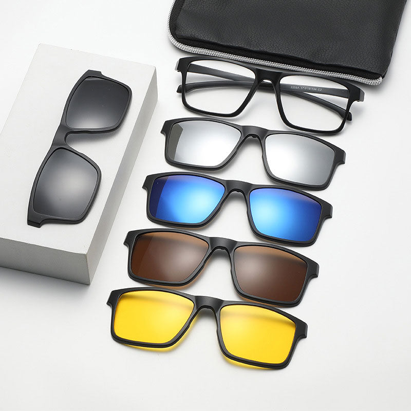 5 In 1 Magnetic Sleeve Sunglasses