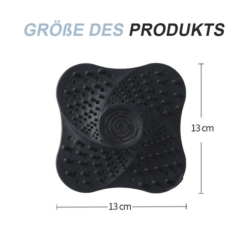 Antiblockierende Bodenablaufabdeckung Mit Saugnapf（2er-Pack）/Anti-blocking floor drain cover with suction cup (2 pieces)