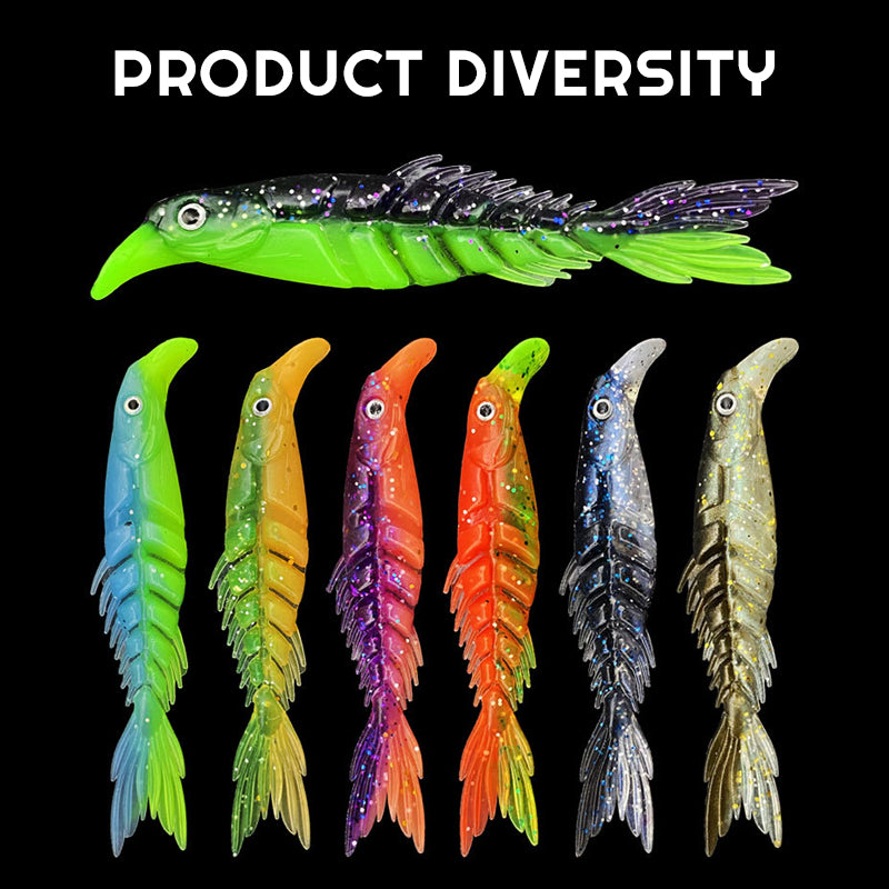 Two-Color Scissors Fishtail Soft Bait