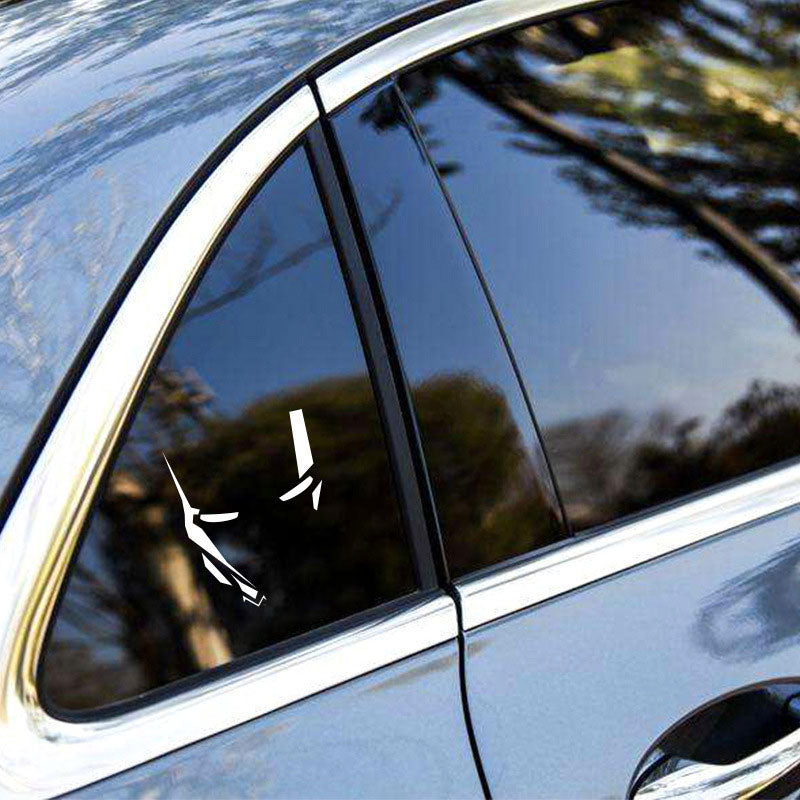 Personalisierte kreative reflektierende Aufkleber（2er-Pack）/Personalized creative reflective car stickers