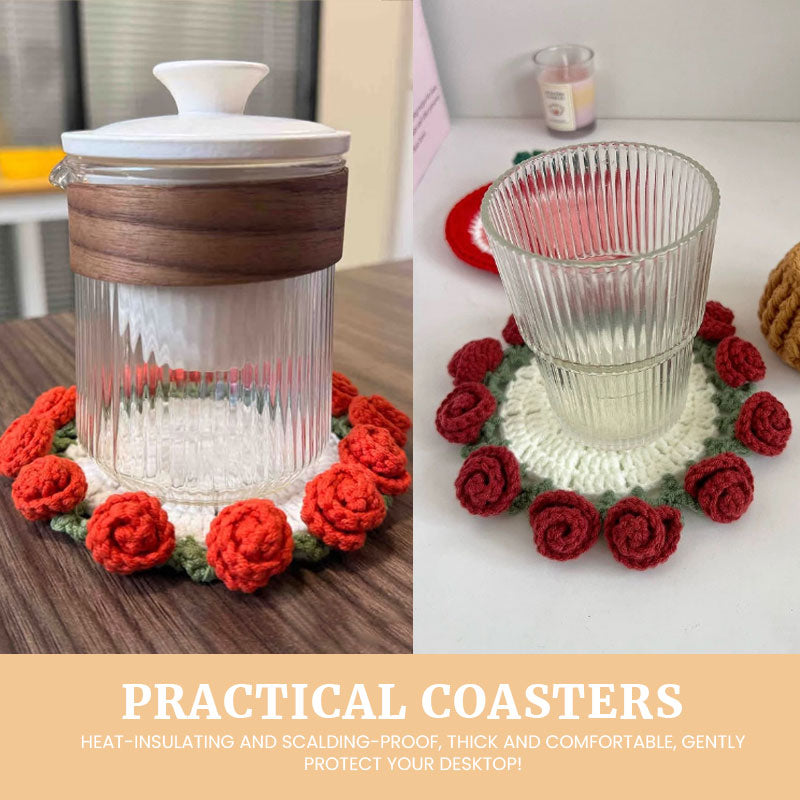 DIY Handmade Rose Bouquet Coaster  Material Package