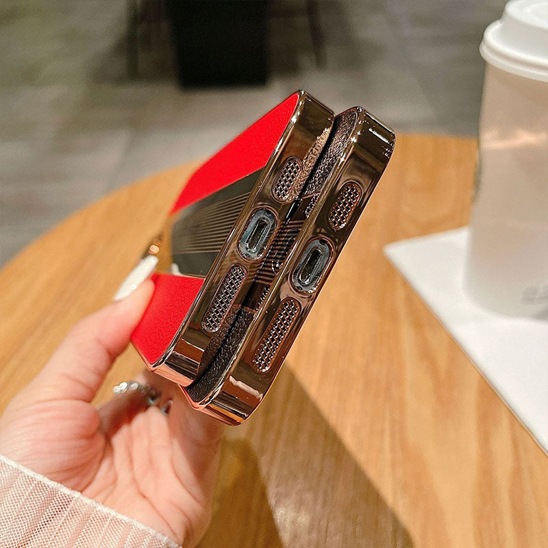 Leather Texture Matte Phone Case