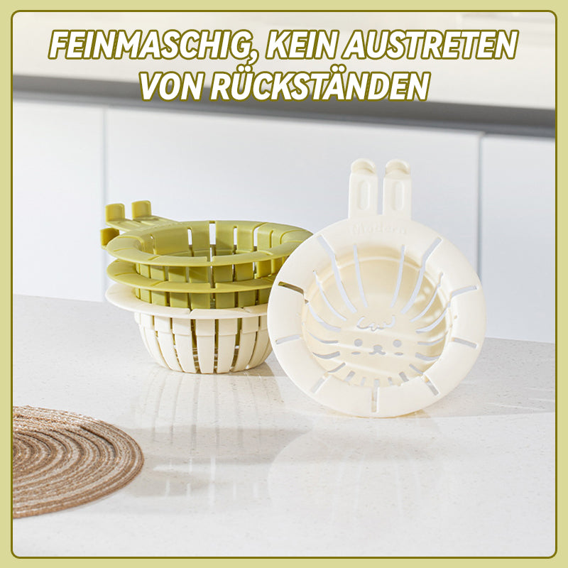 Anhebbarer Spülbecken-Siebkorb mit Hasenohren/kitchen sink strainer basket