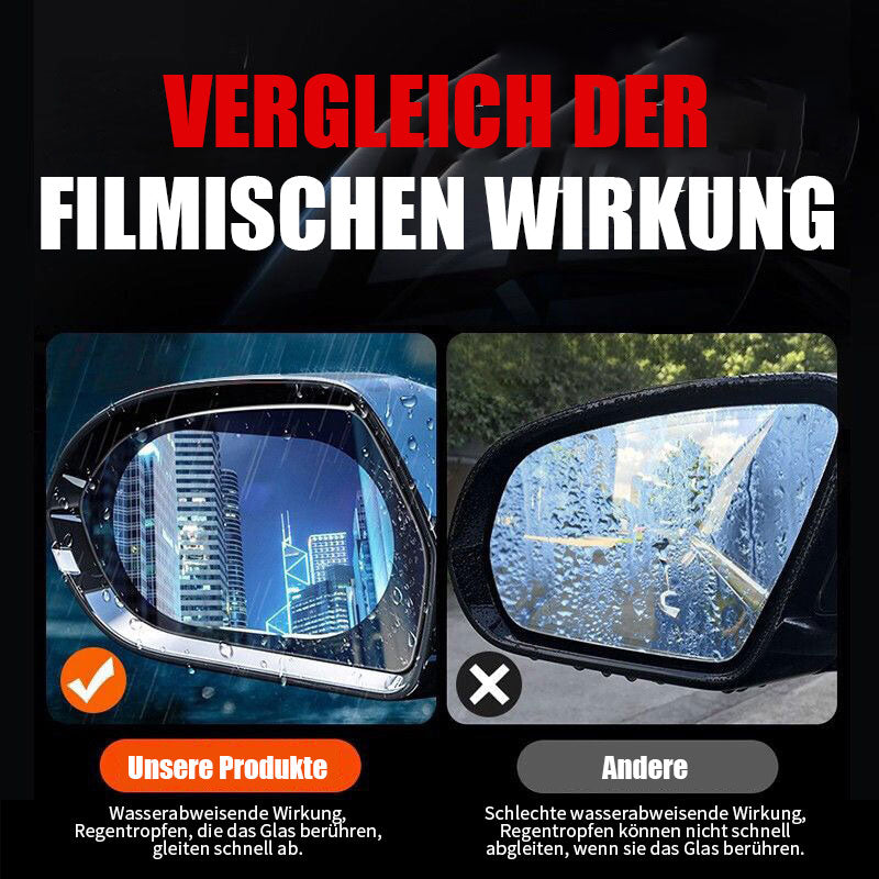 Regenschutzfolie für Rückspiegel