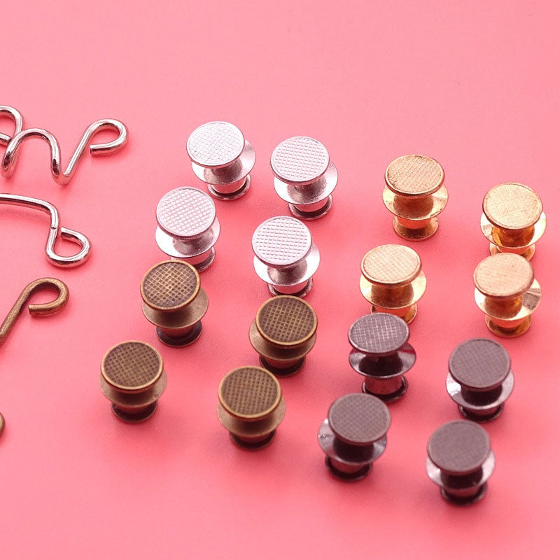 Removable And Adjustable Waist Buttons Without Nails（2pcs）