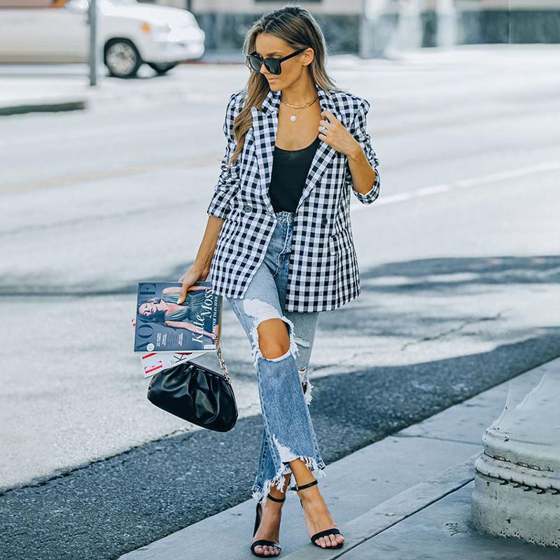 Women's Distressed Ripped Jeans